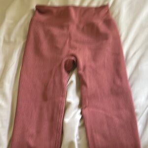 Women’s  Ribbed Coral Leggings